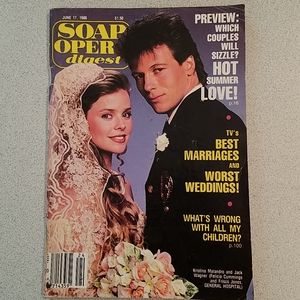 Vintage Soap Opera Digest June 17, 1986